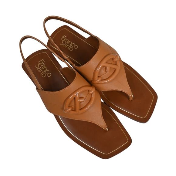 Franco Sarto Womens 9 Emmie Slingback Sandal in Tan NEW - Picture 3 of 10